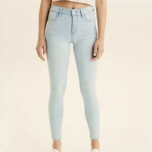 American Eagle Light Wash Super Stretch Soft Jegging 10